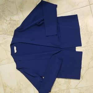 NWOT cobalt blue open cardigan